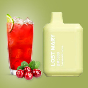 Одноразовая электронная сигарета LOST MARY Cranberry Soda (Клюквенная Содовая) 5000 puff