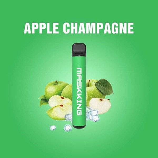 Одноразова електронна сигарета MASKKING HIGH PRO Apple Champagne (Яблучне Шампанське) 1000 puff