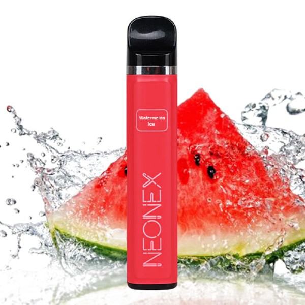 Одноразова електронна сигарета NEONEX Акциз Watermelon Ice (Кавун Льод)1500 puff