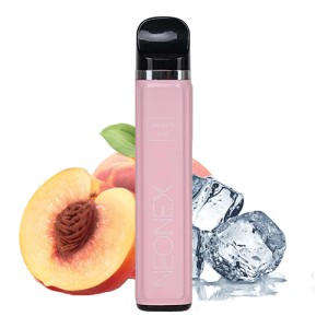 Одноразова електронна сигарета NEONEX Акциз Peach Ice (Персик Лід)1500 puff