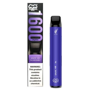 Одноразова електронна сигарета PUFF XXL Ice Grape (Виноградний Лід) 1600 puff