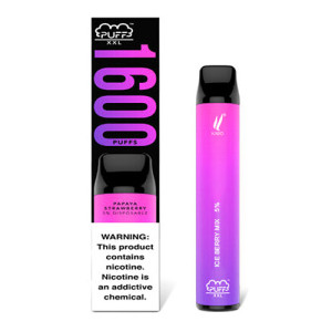 Одноразова електронна сигарета PUFF XXL Ice Berry Mix (Крижаний Ягідний Мікс) 1600 puff