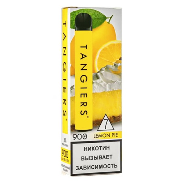 Одноразовая электронная сигарета TANGIERS Lemon Pie (Лимонный Пирог) 900 puff