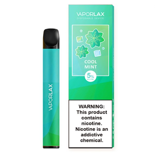 Одноразовая электронная сигарета VAPORLAX MATE Акциз Cool Mint (Мята) 800 puff