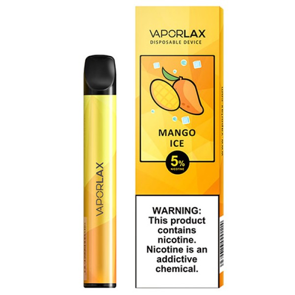 Одноразовая электронная сигарета VAPORLAX MATE Акциз Mango Ice (Манго Лед) 800 puff