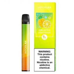 Одноразова електронна сигарета VAPORLAX MATE Акциз Pineapple Lemonade (Ананасовий Лимонад) 800 puff