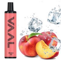 Одноразова електронна сигарета VAAL Peach Ice (Персик Лід) 1500 puff
