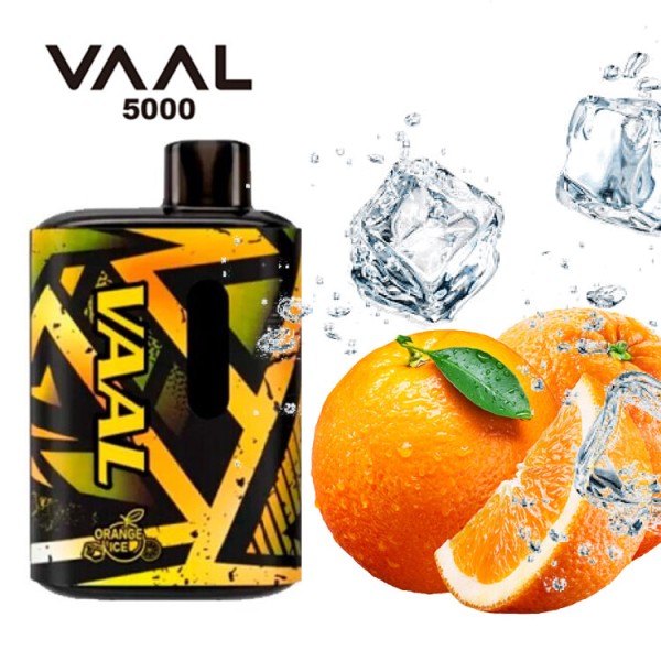 Одноразовая электронная сигарета VAAL Orange Ice (Апельсин Лед) 5000 puff