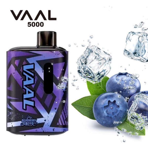 Одноразовая электронная сигарета VAAL Blueberry Ice (Черника Лед) 5000 puff