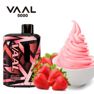 Одноразова електронна сигарета VAAL Strawberry Icecream (Полуничне Морозиво) 5000 puff