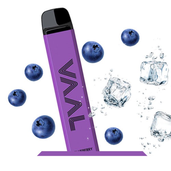 Одноразовая электронная сигарета VAAL Blueberry Ice (Черника Лед) 1800 puff