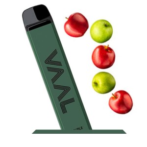 Одноразова електронна сигарета VAAL Double Apple (Подвійне Яблуко) 1800 puff