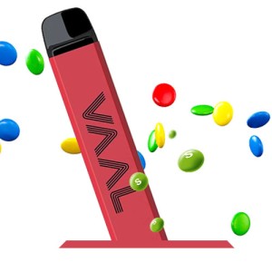 Одноразова електронна сигарета VAAL Skittles Ice (Скітлс Лід) 1800 puff