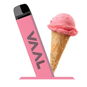 Одноразова електронна сигарета VAAL Strawberry Icecream (Полуничне Морозиво) 1800 puff