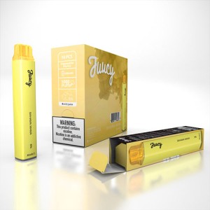 Одноразова електронна сигарета JUUCY S Акциз Frozen Banan (Банан Лід) 1200 puff