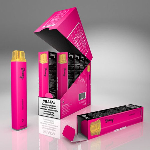 Одноразова електронна сигарета JUUCY S Акциз KiwiBerry (Ківі Ягоди) 1200 puff