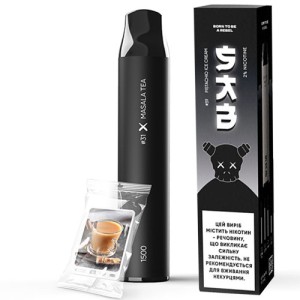 Одноразова електронна сигарета SAB Акциз Masala Tea 31 (Масала Чай) 1500 puff