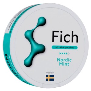 Бестабачные никотиносодержащие паучи FICH Nordic Mint (Нордическая Мята)