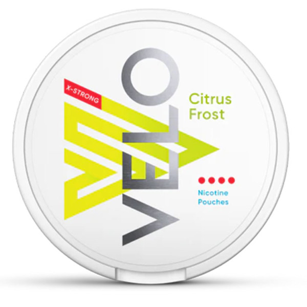 Нікотиновмісні паучі VELLO Cirtus Frost (Лимон Перцева М'ята) 10.9 мг