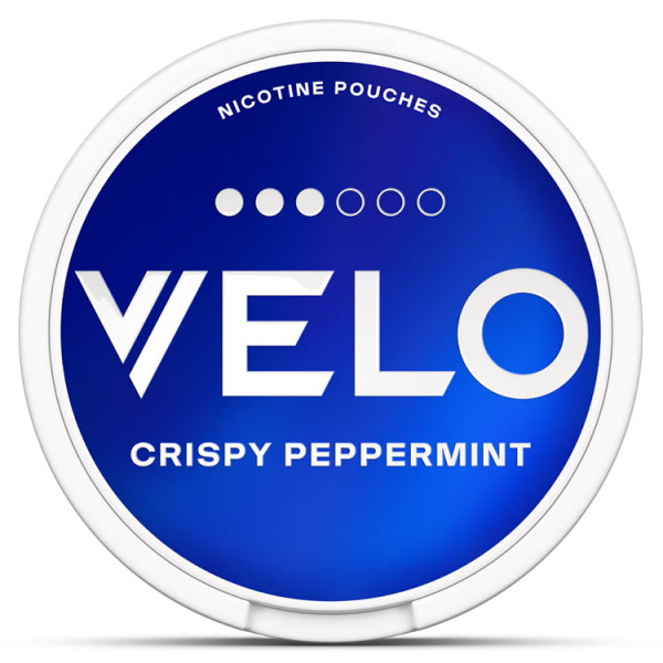 Нікотиновмісні паучі VELO Crispy Peppermint (Перцева М'ята) 10 мг