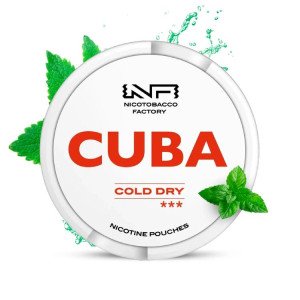 Никотиновые паучи Cuba Cold Dry (Мята) 16 мг
