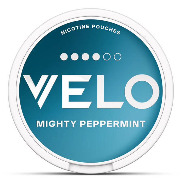 Нікотиновмісні паучі VELO Mighty Peppermint (Перцева М`ята Прохолода Ментол) 10.9 мг