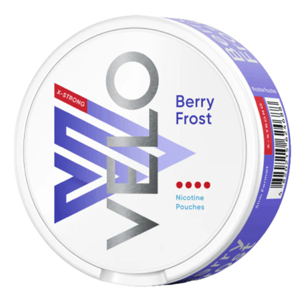 Нікотиновмісні паучі VELO Berry Frost (Лісові Ягоди М'ята Ментол) 14 мг