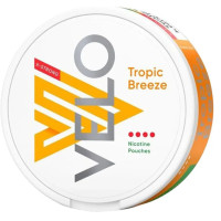 Никотиносодержащие паучи VELLO Tropic Breeze Strong (Тропические Фрукты)