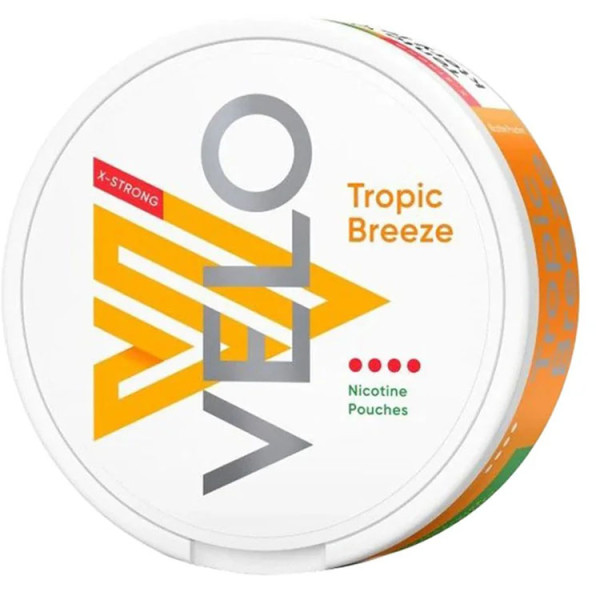 Нікотиновмісні паучі VELLO Tropic Breeze Strong (Тропічні Фрукти)