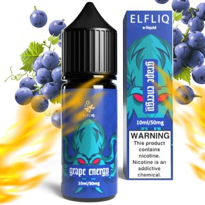 Жидкость для ELF BAR ELFLIQ Grape Energy (Виноградный Энергетик) 10 мл