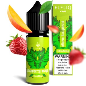 Жидкость для ELF BAR ELFLIQ Strawberry Mango (Клубника Манго) 10 мл