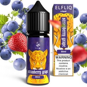 Жидкость для ELF BAR ELFLIQ Strawberry Grape (Клубника Виноград) 30 мл