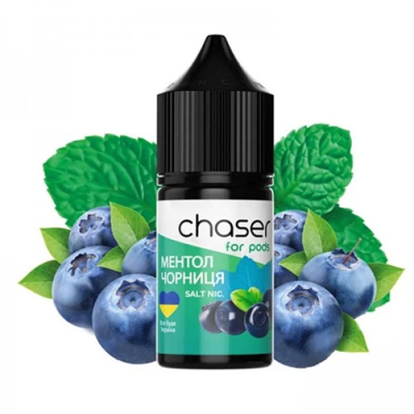 Жидкость CHASER Blueberry Menthol (Черника Ментол) 30 мл 50 мг