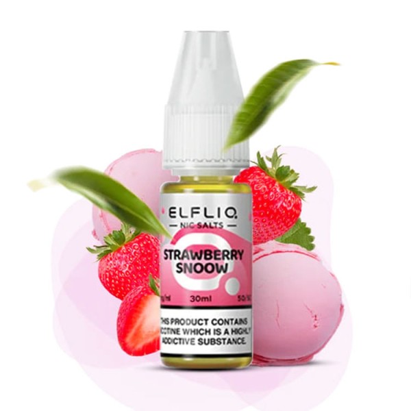 Рідина для ELF BAR ELFLIQ Strawberry Snoow (Полуничне Морозиво) 30 мл