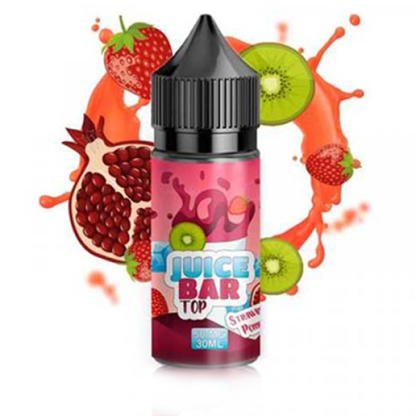 Жидкость JUICE BAR TOP Strawberry Kiwi Pomegranate (Клубника Киви Гранат) 30 мл 50 мг