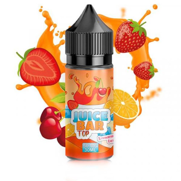 Рідина JUICE BAR TOP Strawberry Orange Cherry (Полуниця Апельсин Вишня) 30 мл 50 мг