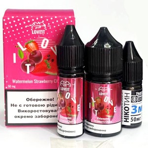Набор Love IT Watermelon Strawberry Cherry (Арбуз Клубника Вишня) 30 мл 50 мг