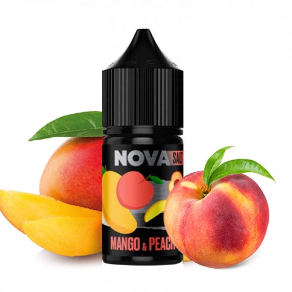 Жидкость NOVA Mango Peach (Манго Персик) 15 мл 30 мг