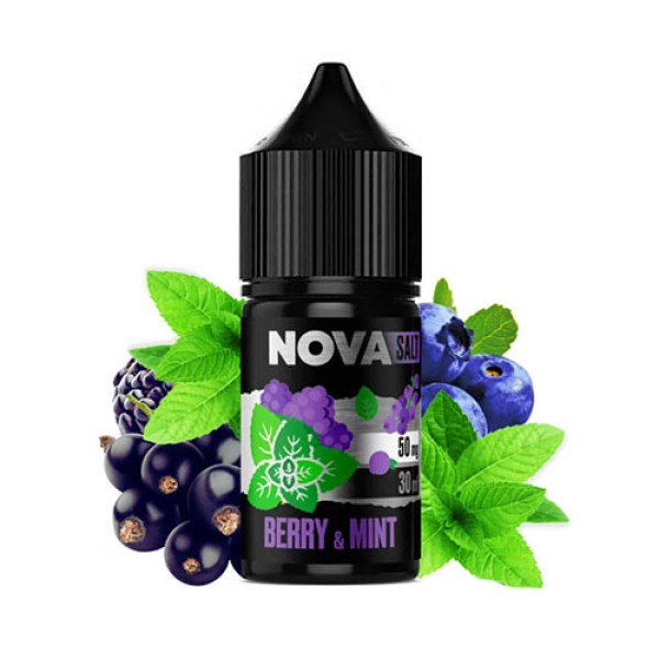 Жидкость NOVA Berry&Mint (Ягоды Мята) 15 мл 30 мг
