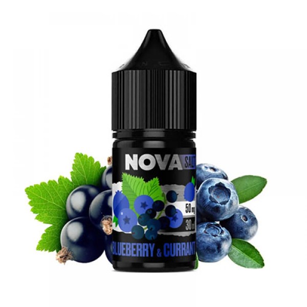 Жидкость NOVA Blueberry&Currant (Черника Смородина) 15 мл 30 мг