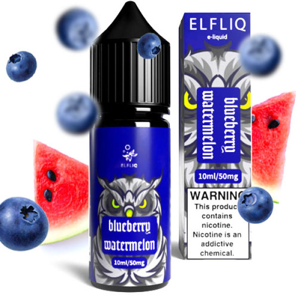 Рідина для ELF BAR ELFLIQ Blueberry Watermelon (Чорниця Кавун) 10 мл Рідина для ELF BAR ELFLIQ Blueberry Watermelon (Чорниця Кавун) 10 мл