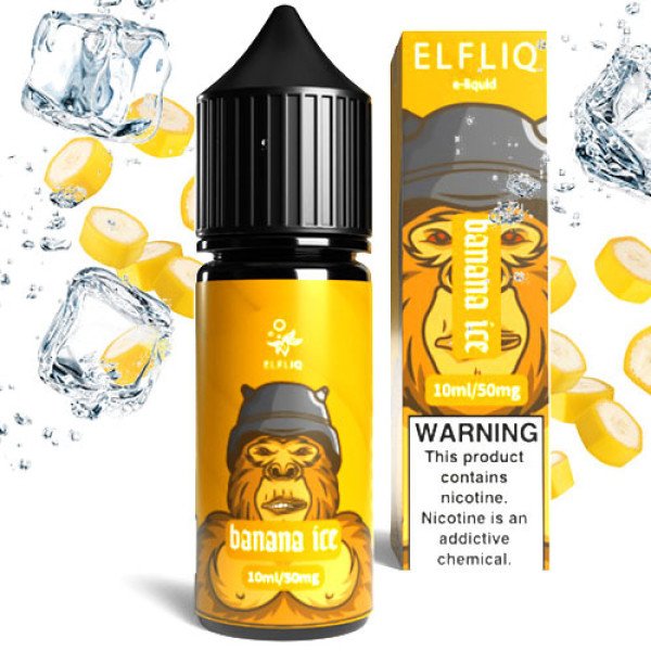 Рідина для ELF BAR ELFLIQ Banana Ice (Банан Лід) 30 мл
