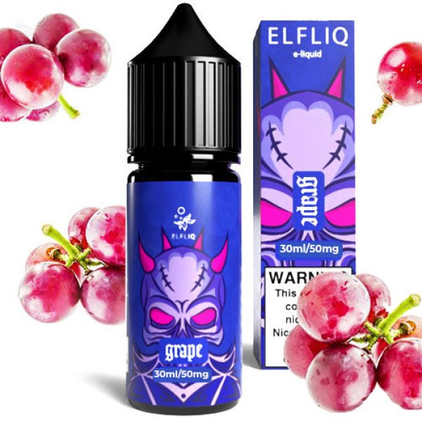 Рідина для ELF BAR ELFLIQ Grape (Виноград) 30 мл