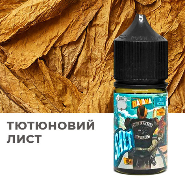 Рідина TROUBLEMAKER Havana (Кубинський Табак) 30 мл 50 мг