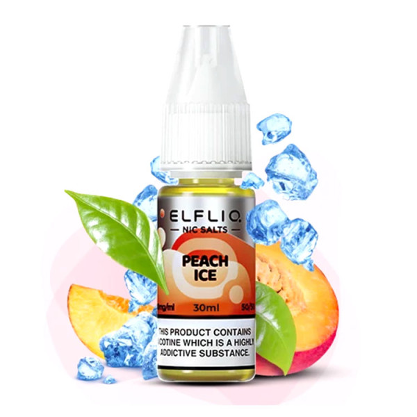 Рідина для ELF BAR ELFLIQ Peach Ice (Персик Лід) 30 мл Рідина для ELF BAR ELFLIQ Peach Ice (Персик Лід) 30 мл