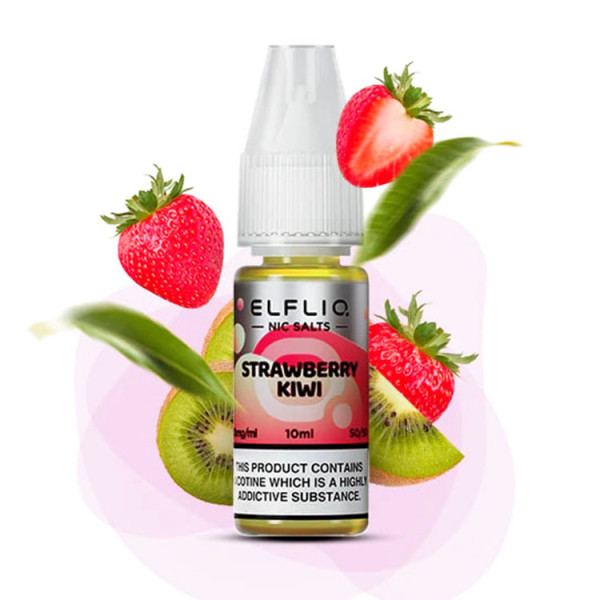 Рідина для ELF BAR ELFLIQ Strawberry Kiwi (Полуниця Ківі) 10 мл Рідина для ELF BAR ELFLIQ Strawberry Kiwi (Полуниця Ківі) 10 мл