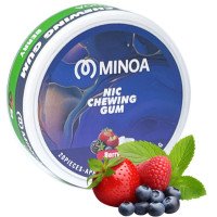 Никотиновая жвачка MINOA Berry (Ягоды) 4 мг