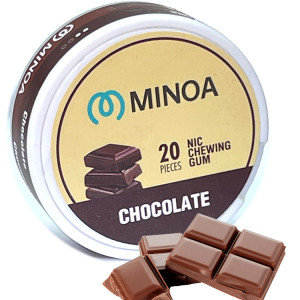 Никотиновая жвачка MINOA Chocolate (Шоколад) 6 мг