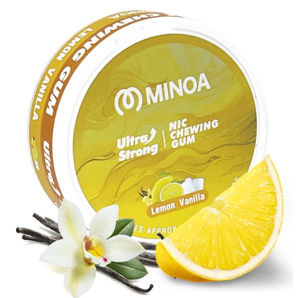 Нікотинова жуйка MINOA Lemon Vanila (Лимон Ваніль) 10 мг