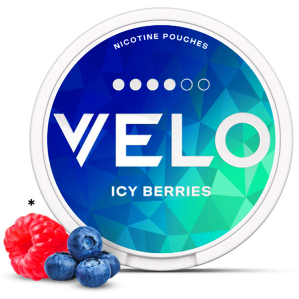 Нікотиновмісні паучі VELLO Icy Berries (Ягоди М'ята) 10.9 мг